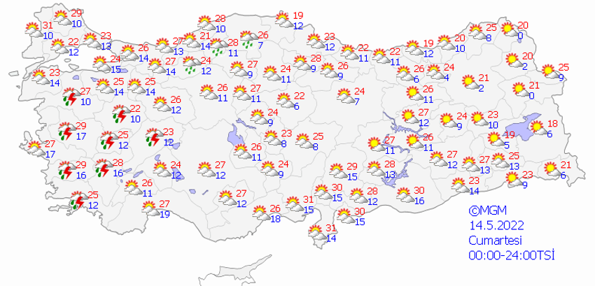 Meteoroloji'den çok sayıda kente son dakika uyarısı! Saat verildi, kuvvetli geliyor! Dolu yağışı, sağanak, yıldırım, sel...