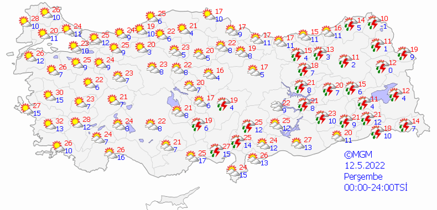 Meteoroloji'den çok sayıda kente son dakika uyarısı! Saat verildi, kuvvetli geliyor! Dolu yağışı, sağanak, yıldırım, sel...