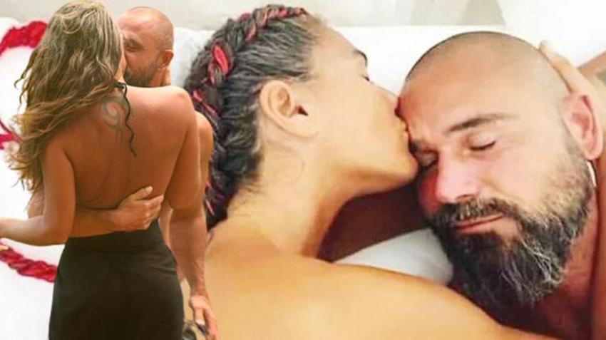 Eda Taşpınar ve sevgilisinden, dudak dudağa pozdan sonra anlamsız hareket!