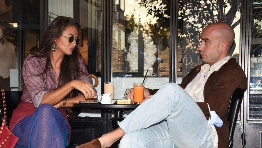 Eda Taşpınar ve sevgilisinden, dudak dudağa pozdan sonra anlamsız hareket!