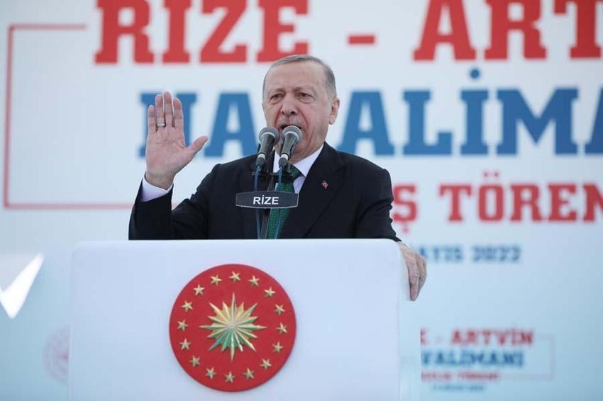 Rize-Artvin Havalimanı açıldı! Cumhurbaşkanı Erdoğan: Havayolu ulaşımında alınan mesafenin sembolüdür
