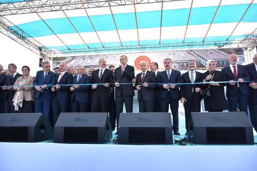 Rize-Artvin Havalimanı açıldı! Cumhurbaşkanı Erdoğan: Havayolu ulaşımında alınan mesafenin sembolüdür