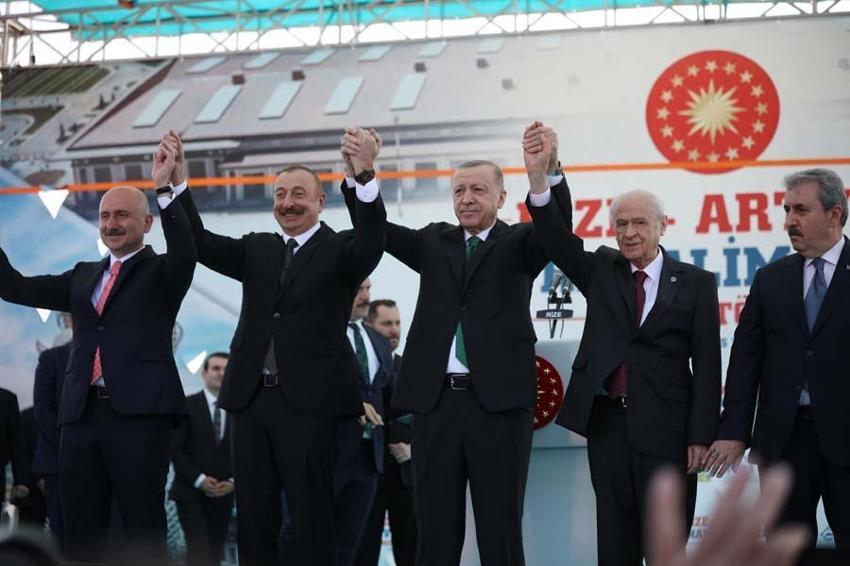 Rize-Artvin Havalimanı açıldı! Cumhurbaşkanı Erdoğan: Havayolu ulaşımında alınan mesafenin sembolüdür
