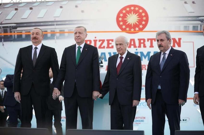 Rize-Artvin Havalimanı açıldı! Cumhurbaşkanı Erdoğan: Havayolu ulaşımında alınan mesafenin sembolüdür