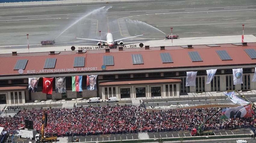 Rize-Artvin Havalimanı açıldı! Cumhurbaşkanı Erdoğan: Havayolu ulaşımında alınan mesafenin sembolüdür