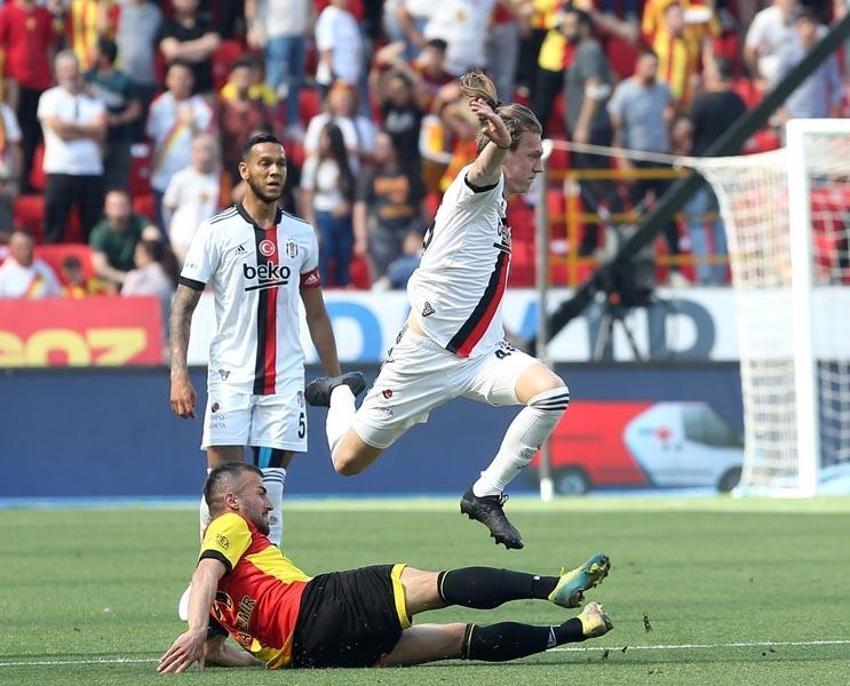 35 dakikada ortalık karıştı! Göztepe - Beşiktaş maçında 2 kırmızı ve şok tepki! 'Ne yapıyor bu çocuk?'
