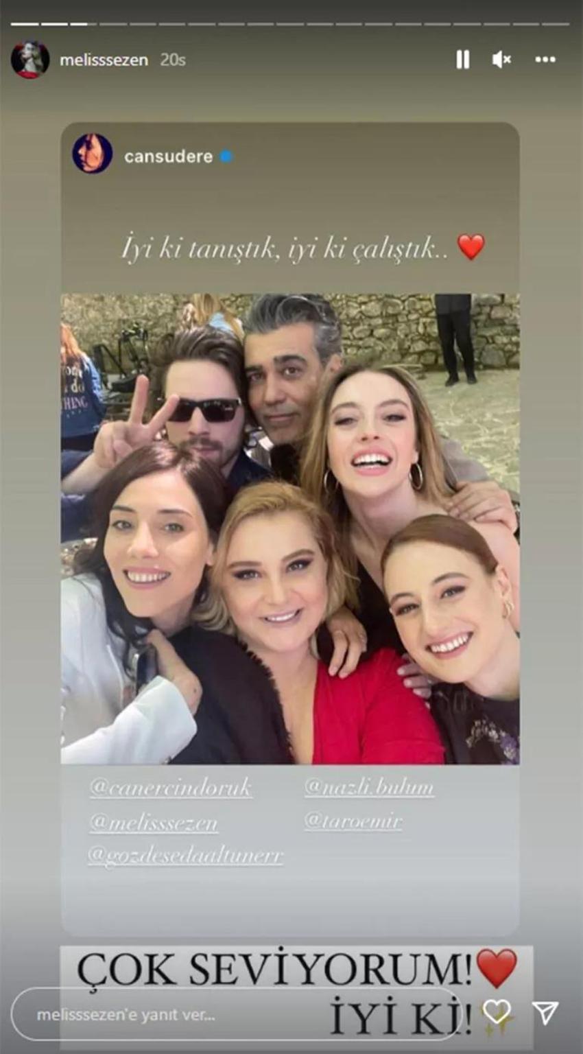 Cansu Dere'den 'Sadakatsiz'e veda paylaşımı!