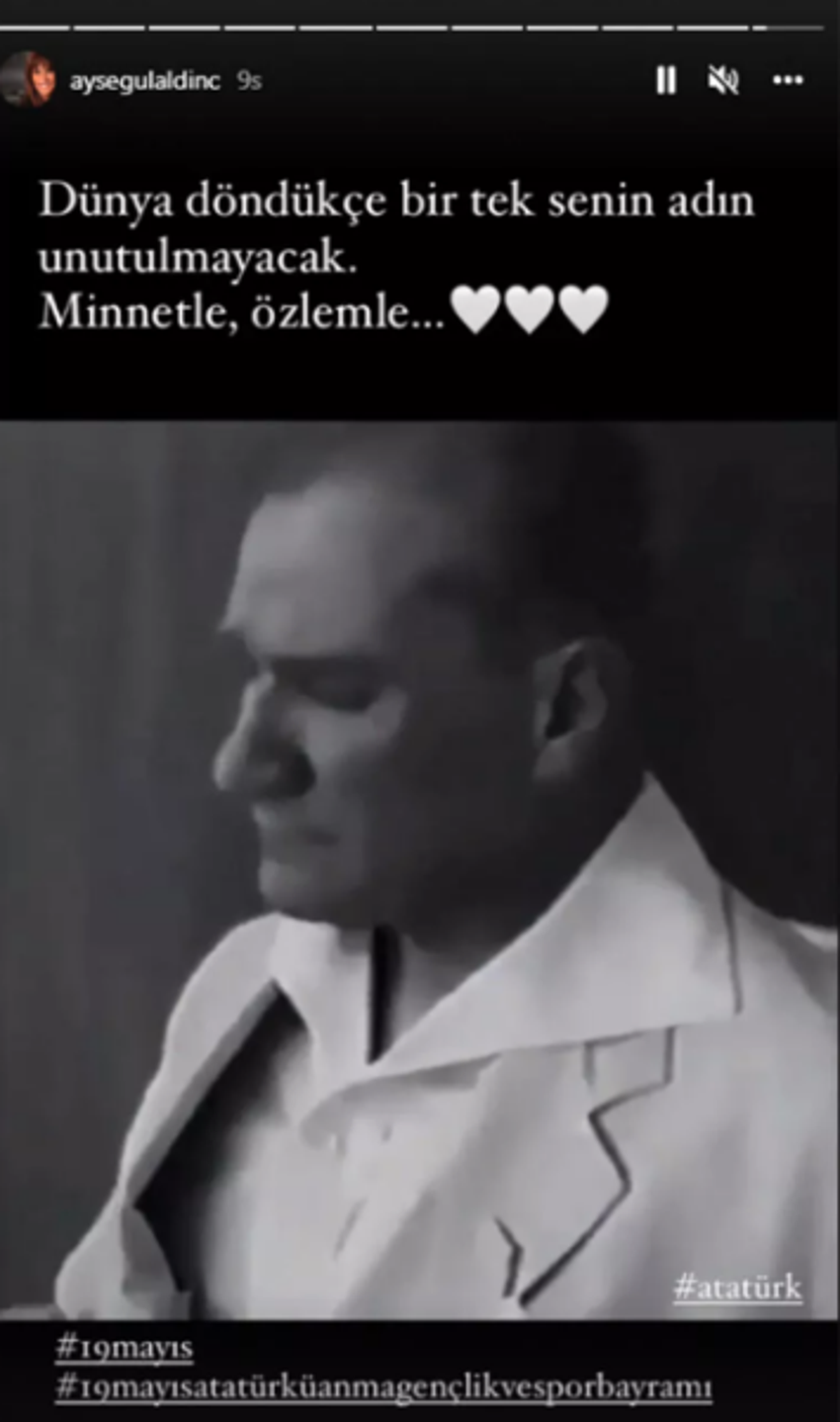 Ünlü isimlerin 19 Mayıs Atatürk'ü Anma, Gençlik ve Spor Bayramı paylaşımları!
