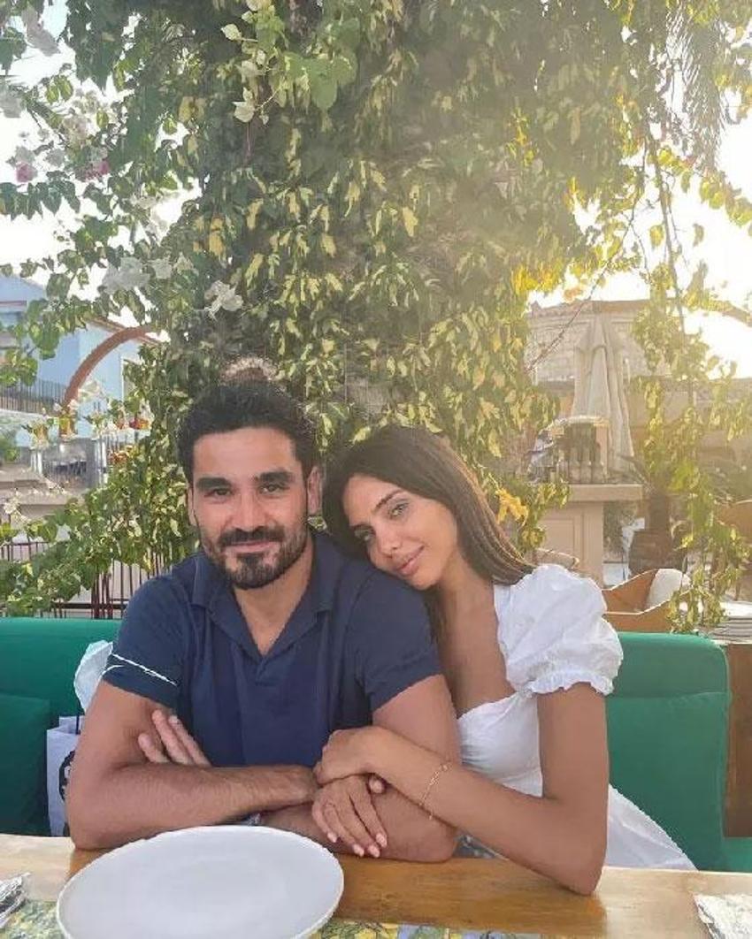Manchester City'nin yıldızı İlkay Gündoğan, Sara Arfaoui ile dünyaevine girdi! Ünlü çiftin evliliğinde Galatasaray detayı!