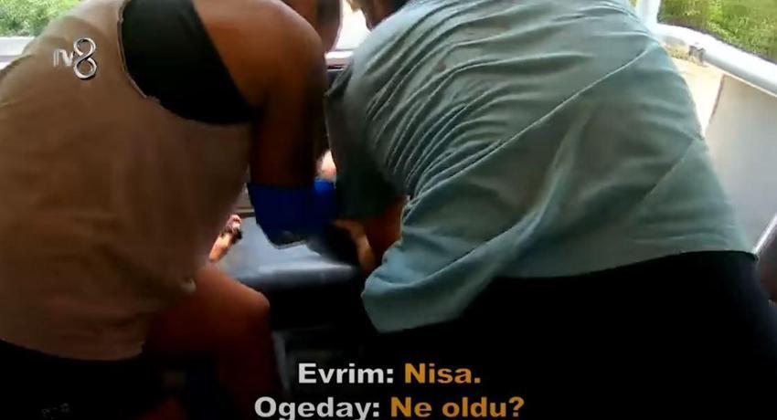 Survivor Nisa bayıldı, kafasını çarptı! Yeni bölümde korku dolu anlar! Nisa'nın sağlık durumu...