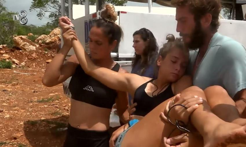 Survivor Nisa bayıldı, kafasını çarptı! Yeni bölümde korku dolu anlar! Nisa'nın sağlık durumu...