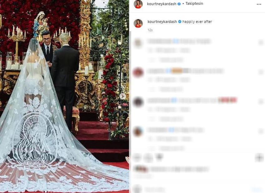 Kourtney Kardashian ve Travis Barker'dan İtalya'da görkemli düğün!