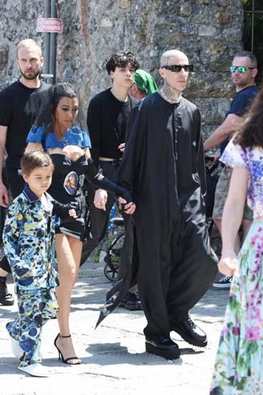 Kourtney Kardashian ve Travis Barker'dan İtalya'da görkemli düğün!
