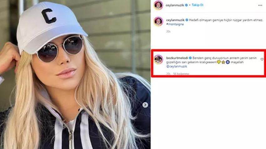 Ceylan'ın fotoğrafına kızı Melodi'den dikkat çeken yorum!
