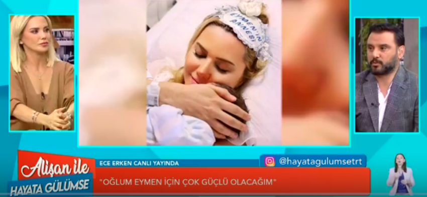 Ece Erken eşi öldükten sonra ilk kez canlı yayına katıldı! Müjdeli haberi canlı yayında verdi...