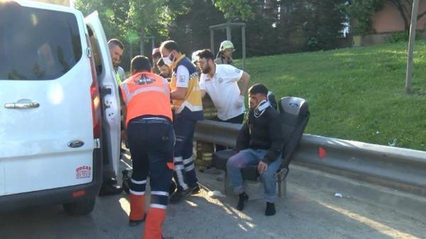 Ümraniye'de emniyet şeridinde can pazarı : 11 yaralı