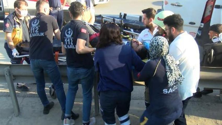 Ümraniye'de emniyet şeridinde can pazarı : 11 yaralı