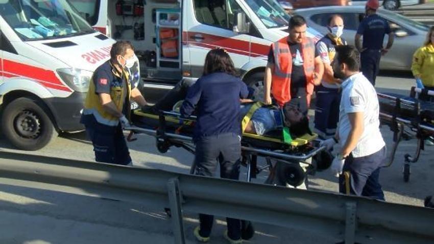 Ümraniye'de emniyet şeridinde can pazarı : 11 yaralı