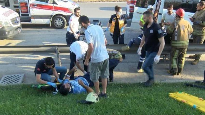 Ümraniye'de emniyet şeridinde can pazarı : 11 yaralı