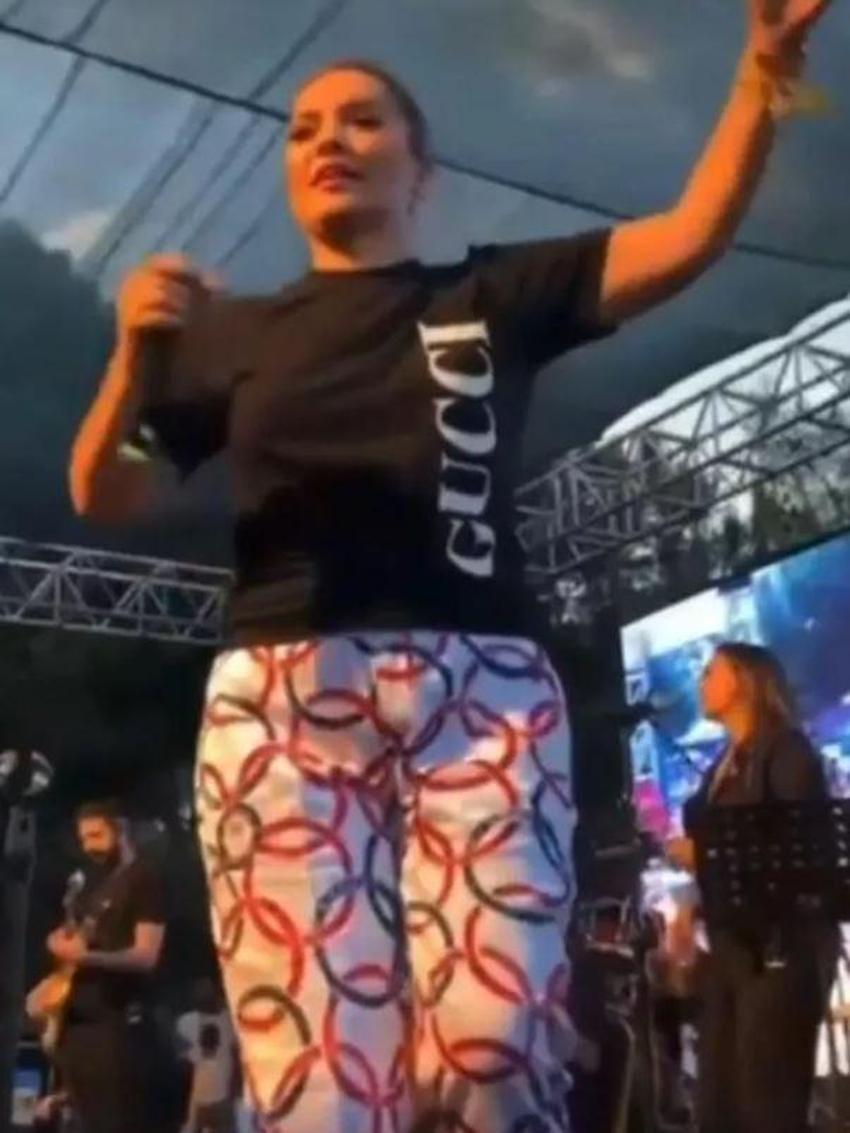 Demet Akalın'dan kilo aldığı için eşofmanla sahneye çıktığı iddialarına yanıt!