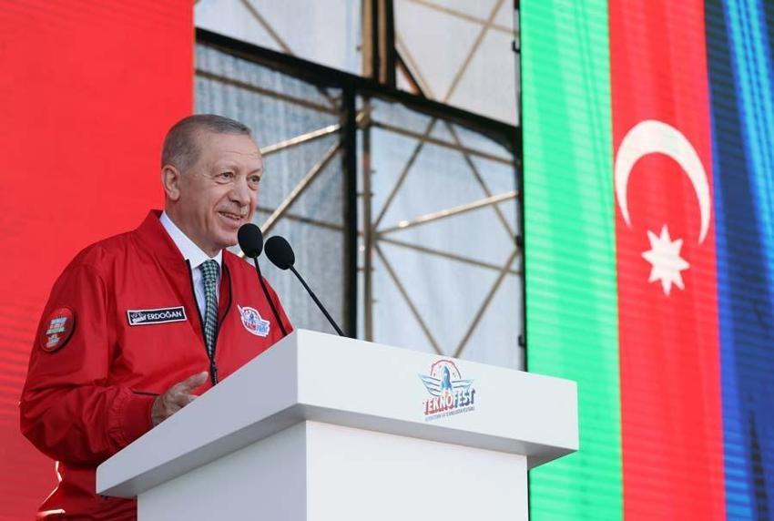 Azerbaycan'da TEKNOFEST heyecanı! Cumhurbaşkanı Erdoğan: Bölgede yeni bir sayfa açmanın zamanı gelmiştir