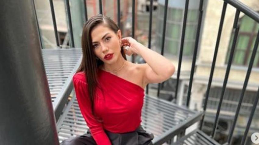 Demet Özdemir güzel havanın tadını çıkardı! Sere serpe uzanıp...