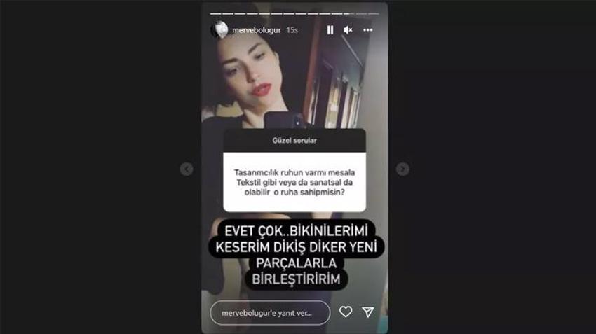 Merve Boluğur verdiği yanıtla yine olay oldu!