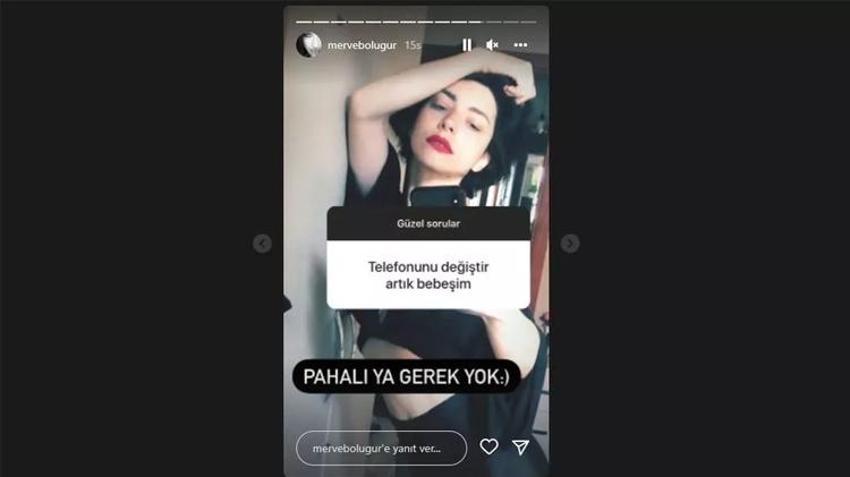 Merve Boluğur verdiği yanıtla yine olay oldu!