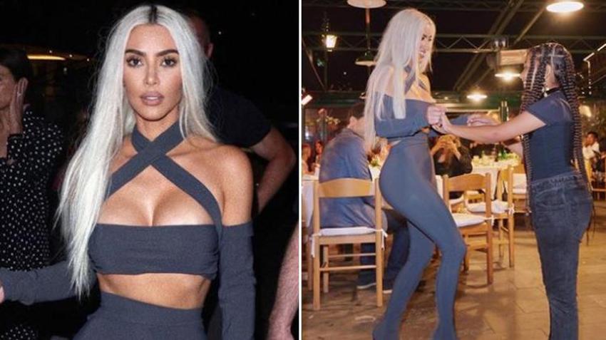 Kim Kardashian kızı North ile eğlenceli hallerini paylaştı!