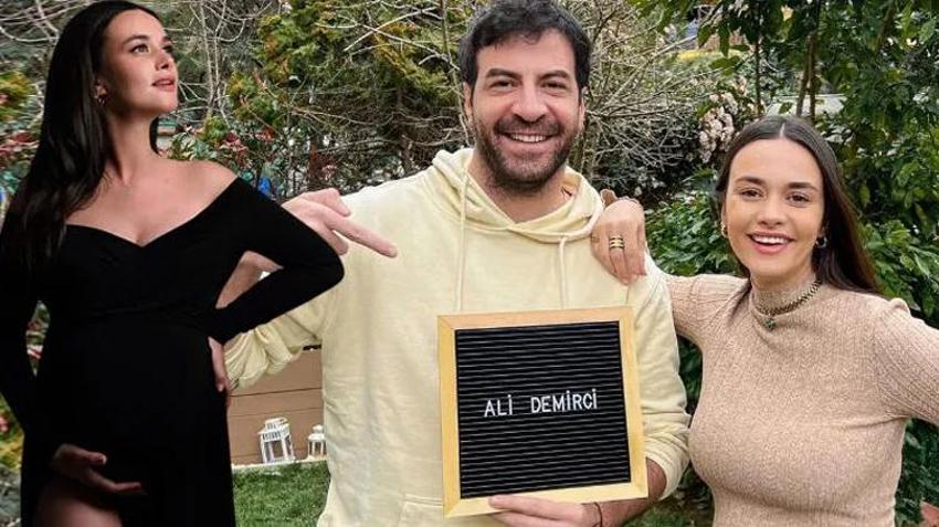 Oyuncu Hande Soral oğlu Ali'yi kucağına aldı!