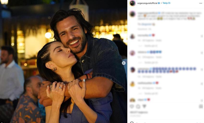 Serkan Çayoğlu ile evlilik hazırlığında olan Özge Gürel’den aşk dolu paylaşım: Çok aşığım sevgilim