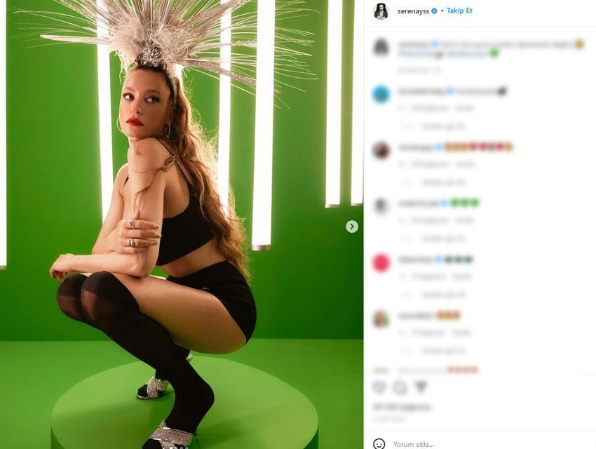 Pembe kombini çok beğenilmişti! Serenay Sarıkaya'dan olay poz: 'Semt oturuşunu sizden öğrenecek değiliz' 