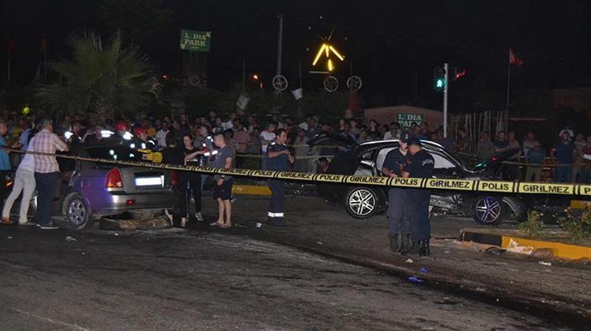 Salihli'de trafik kazası; 1 ölü, 3'ü ağır 6 yaralı 