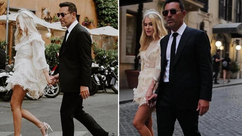 Mustafa Sandal ile Melis Sütşurup evlendi! Roma'da 'evet' dediler...