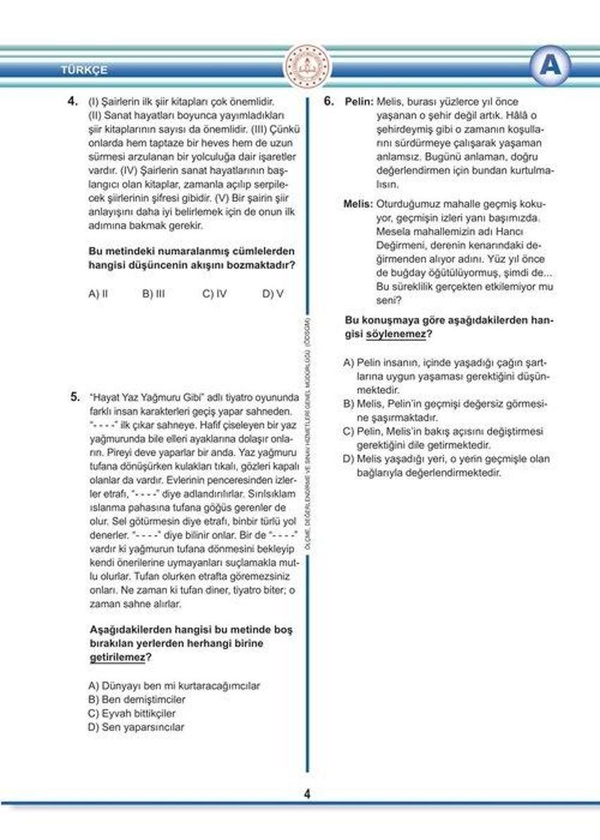 Son dakika.. LGS soru kitapçıkları ve cevap anahtarları yayımlandı
