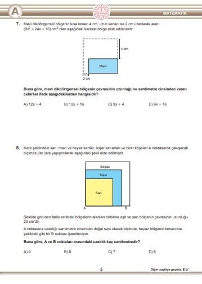 Son dakika.. LGS soru kitapçıkları ve cevap anahtarları yayımlandı