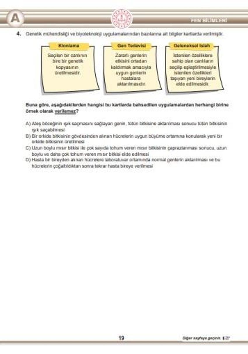 Son dakika.. LGS soru kitapçıkları ve cevap anahtarları yayımlandı