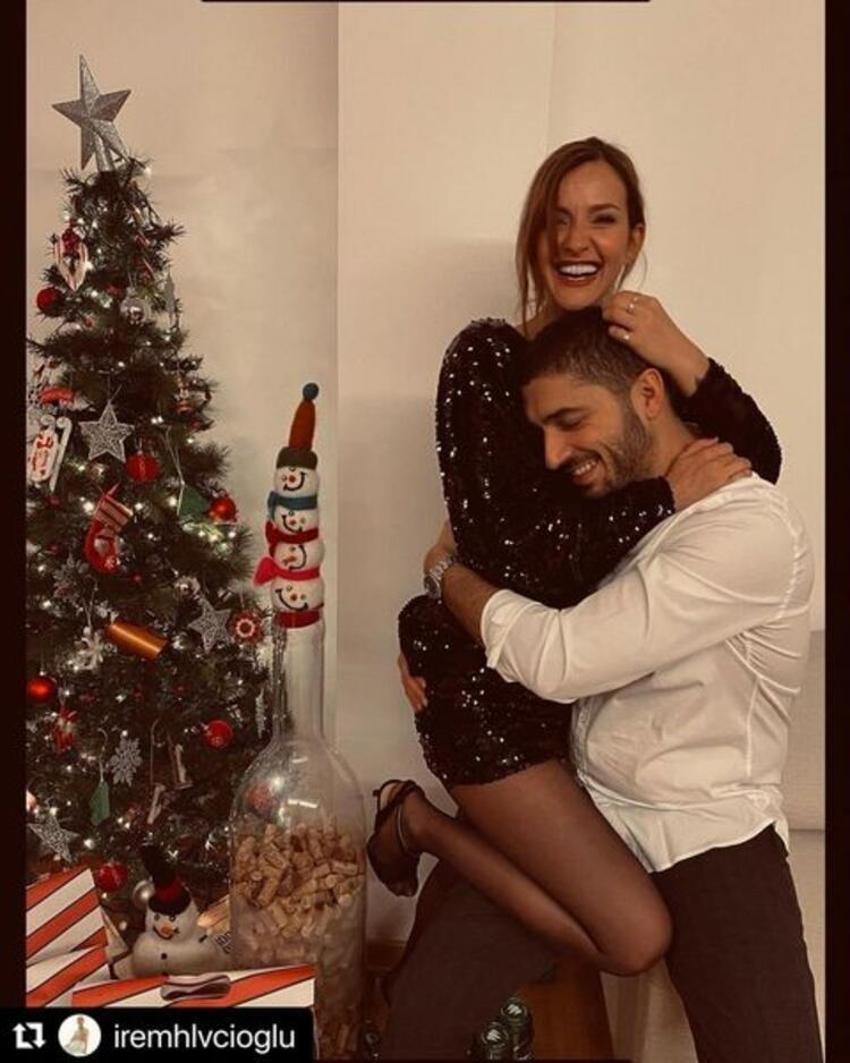 İrem Helvacıoğlu ve Yolaç Özcan denizde birbirini öpmeye doyamadı!
