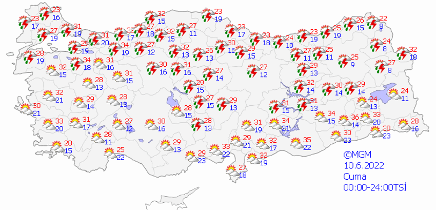 Çok kuvvetli sağanak yağışlar başlıyor! Meteoroloji'den 62 il için son dakika uyarısı! Günlerce devam edecek, İstanbul, Ankara, İzmir dahil...