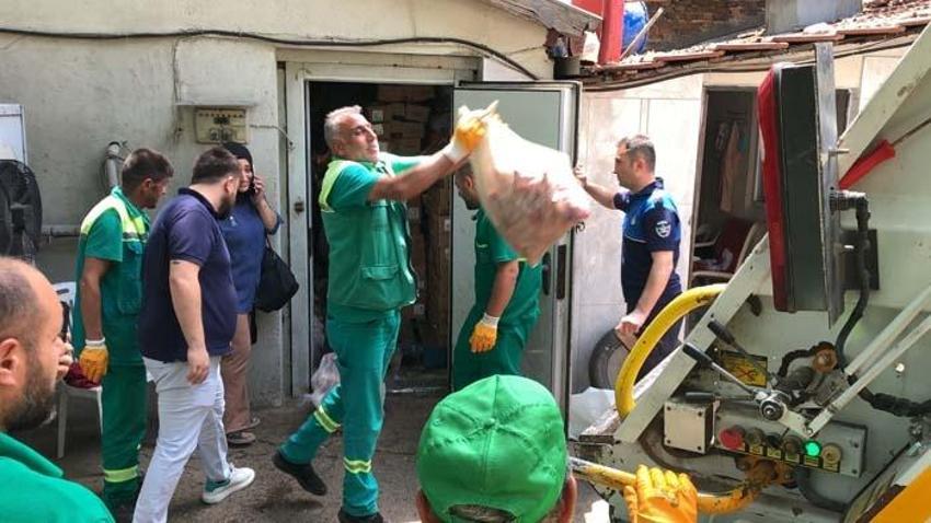 Et işleme tesisine şok baskın! Görüntüler 'pes' dedirtti