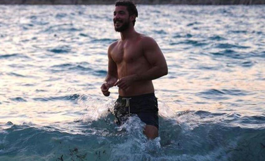Kaan Yıldırım'ın tatilde keyfi yerinde! Hande Erçel sorusuna...
