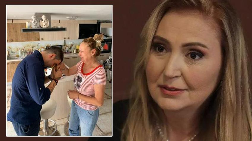 Çiçek Taksi'nin Manolya'sı Tuna Arman'ın oğlu büyüdü, asker oldu