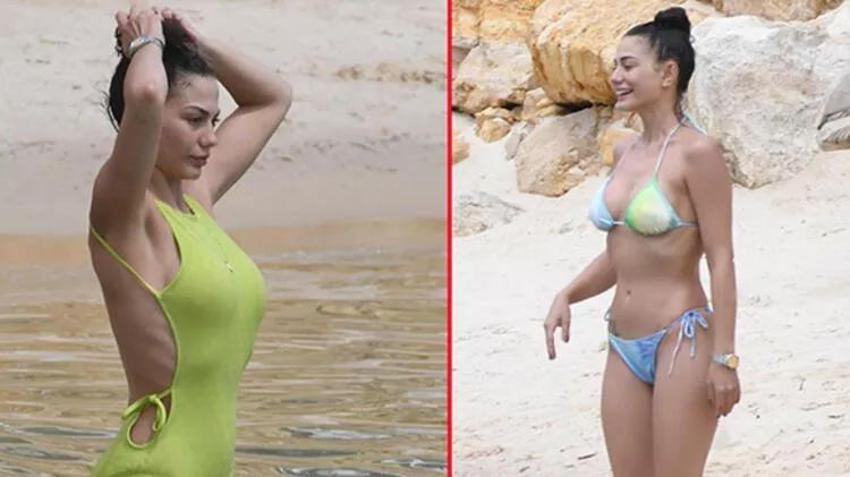 Demet Özdemir düğün öncesi tatilde! Hazal Kaya ve Selin Şekerci ile sezonu Çeşme'de açtı!