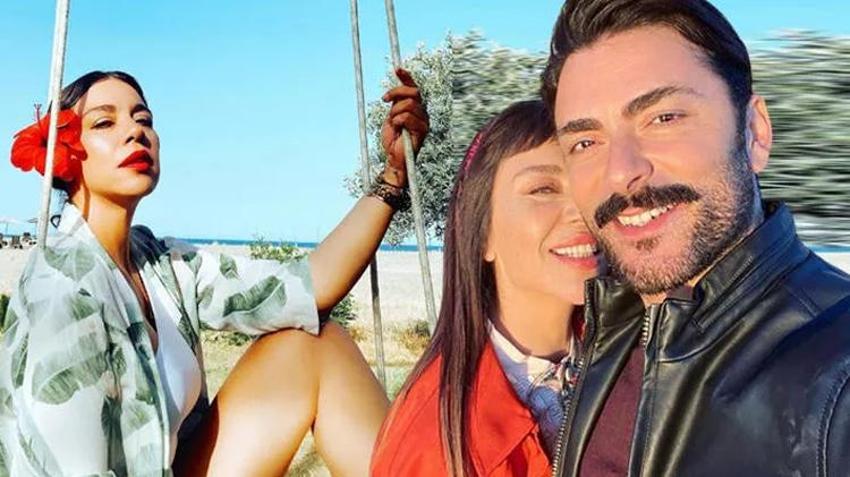 Dizi aşkı daha gerçek oldu! Yeşim Ceren Bozoğlu ile Halil İbrahim Kurum birlikte...