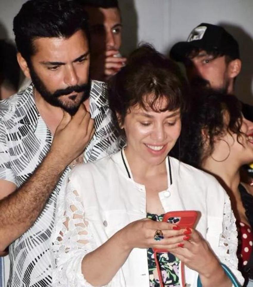 Dizi aşkı daha gerçek oldu! Yeşim Ceren Bozoğlu ile Halil İbrahim Kurum birlikte...