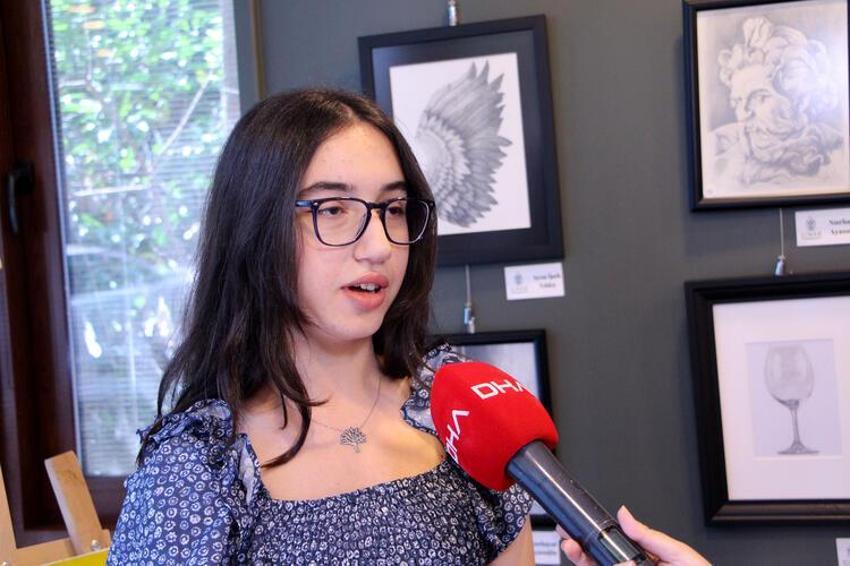 Geleceğin sanatçıları eserlerini sergiledi!