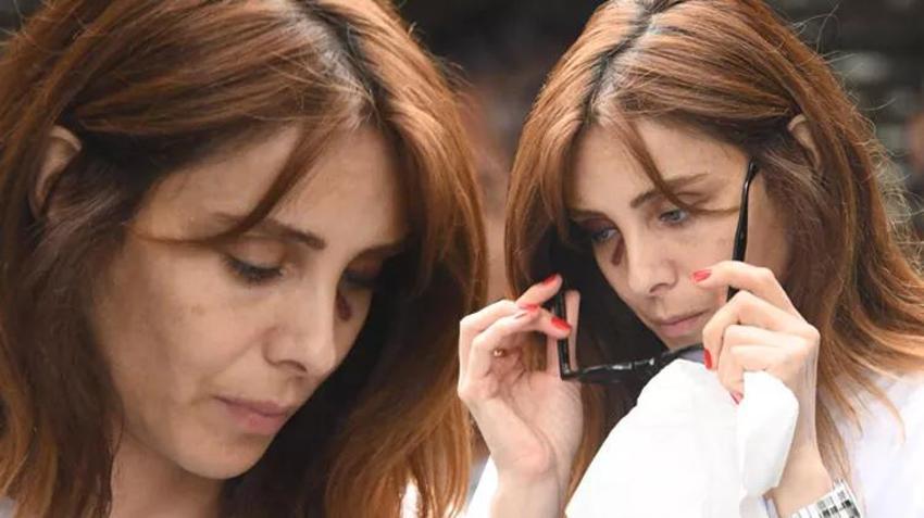 Nur Fettahoğlu'nun gözündeki morluk dikkat çekti!
