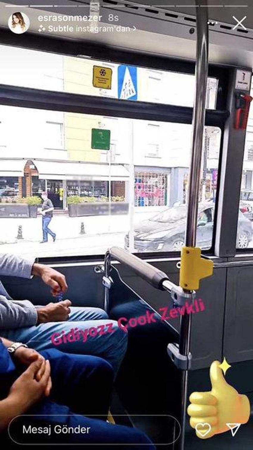 Ünlü oyuncu metroya bindi, o anları takipçileri ile paylaştı 