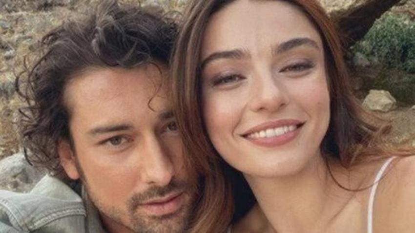 Ayça Ayşin Turan'dan sevgilisi Alp Navruz'a aşk dolu bakış!