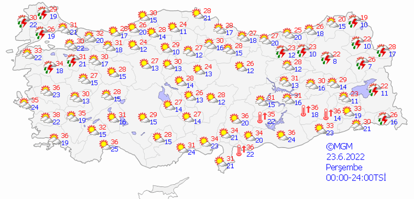 Meteoroloji son dakika açıkladı! Bir yanda şiddetli yağış, diğer yanda 40 dereceyi aşan sıcak hava! Haritaya böyle yansıdı, çok sayıda ilde...